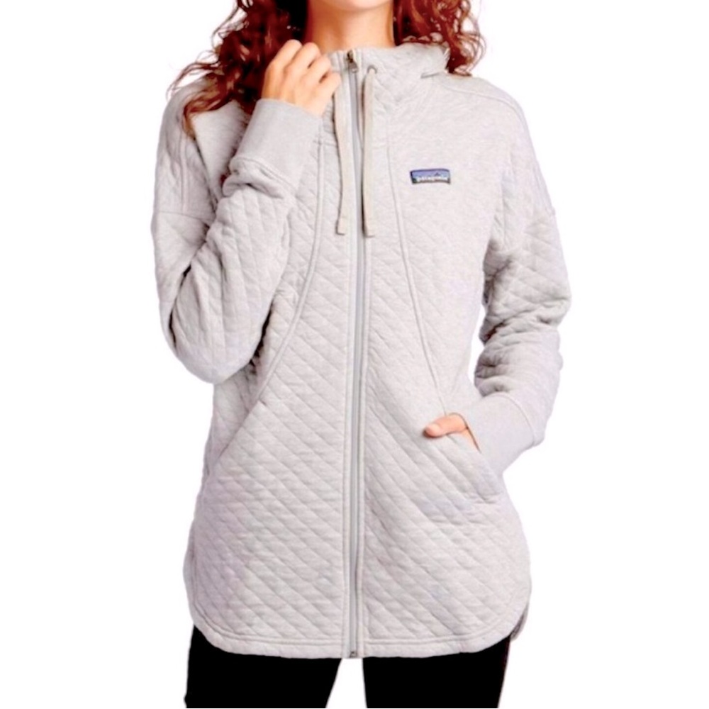 Patagonia Organic cotton quilted hoodie
